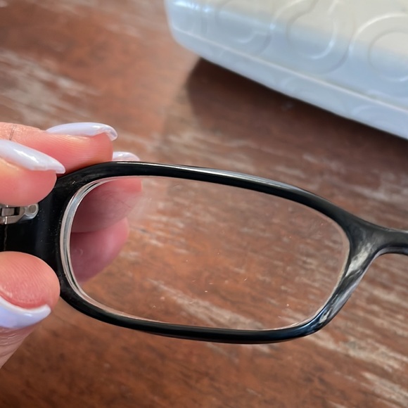 Coach Roberta black 843 eyeglasses with white hard logo sig c case - Picture 9 of 16